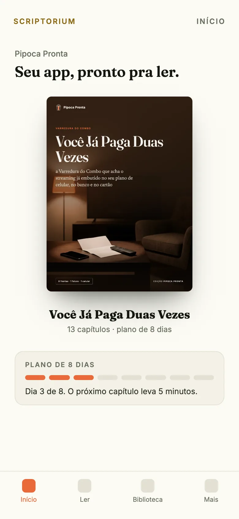 Capa do app do guia Você Já Paga Duas Vezes